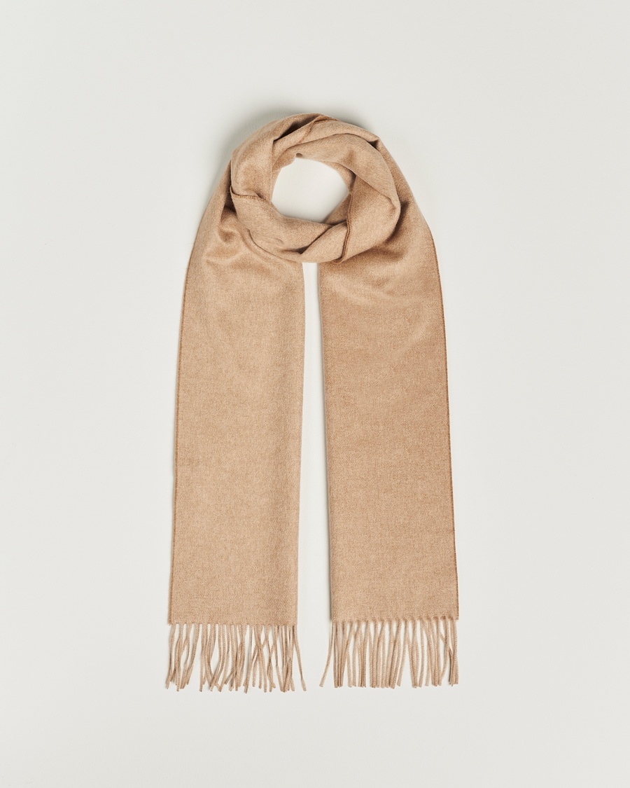 Herr | Christmas 2024 | Piacenza Cashmere | Vicuna/Baby Cashmere Scarf Camel