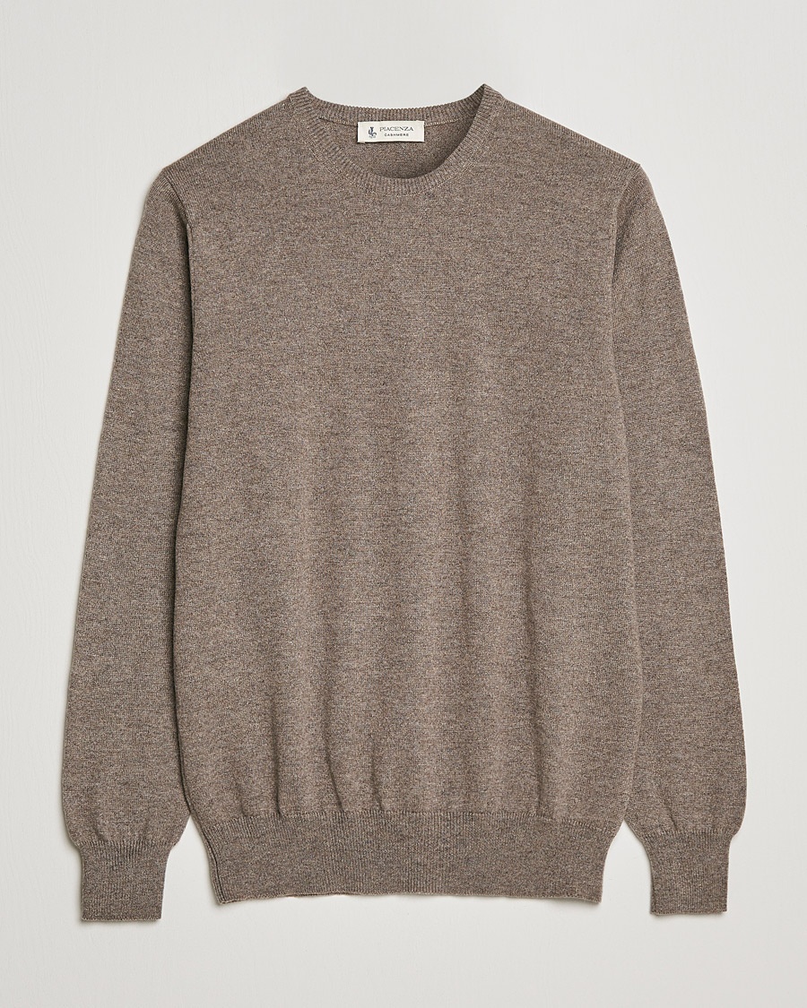  Cashmere Crew Neck Sweater Brown