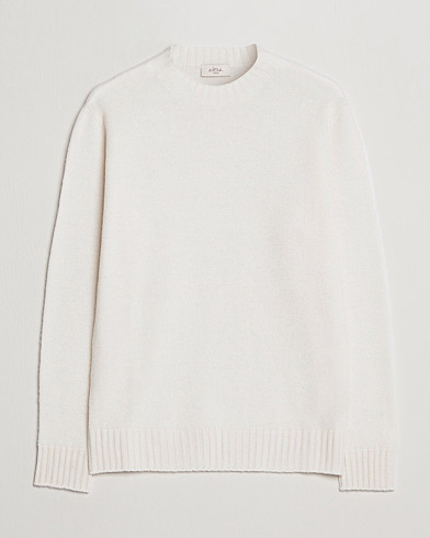 Pullover rundhals |  Wool/Cashmere Cew Neck Sweater Latte