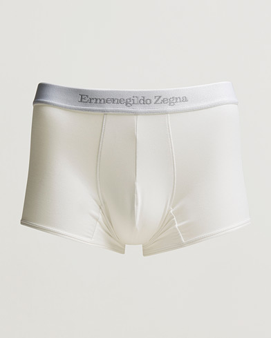 Herr | Zegna | Zegna | Cotton Stretch Trunk Boxers White