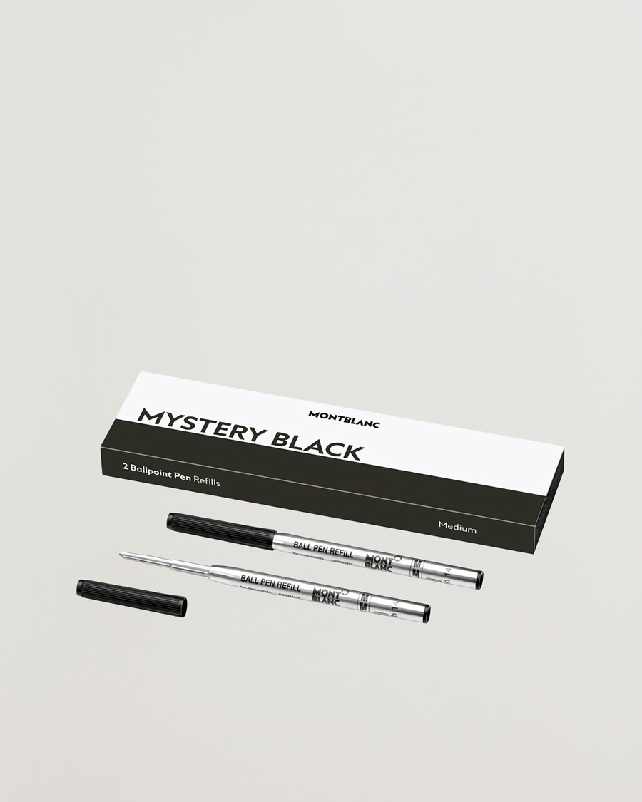  2 Ballpoint Pen Refills Mystery Black