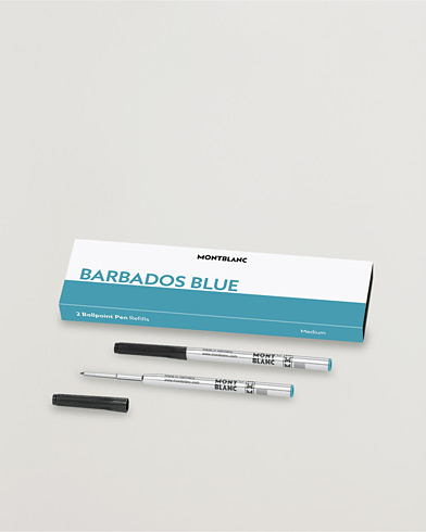 Herr | Pennor | Montblanc | 2 Ballpoint Pen Refills Barbados Blue