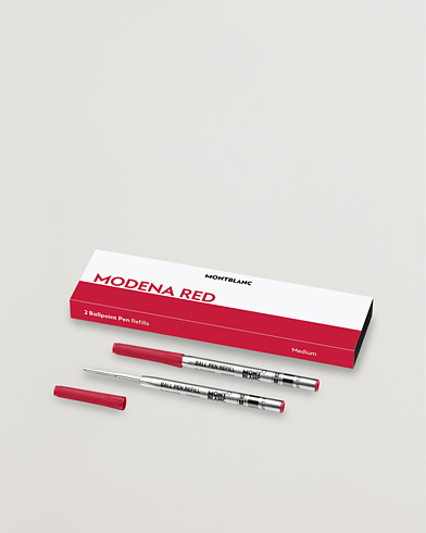 Herr | Pennor | Montblanc | 2 Ballpoint Pen Refills Modena Red