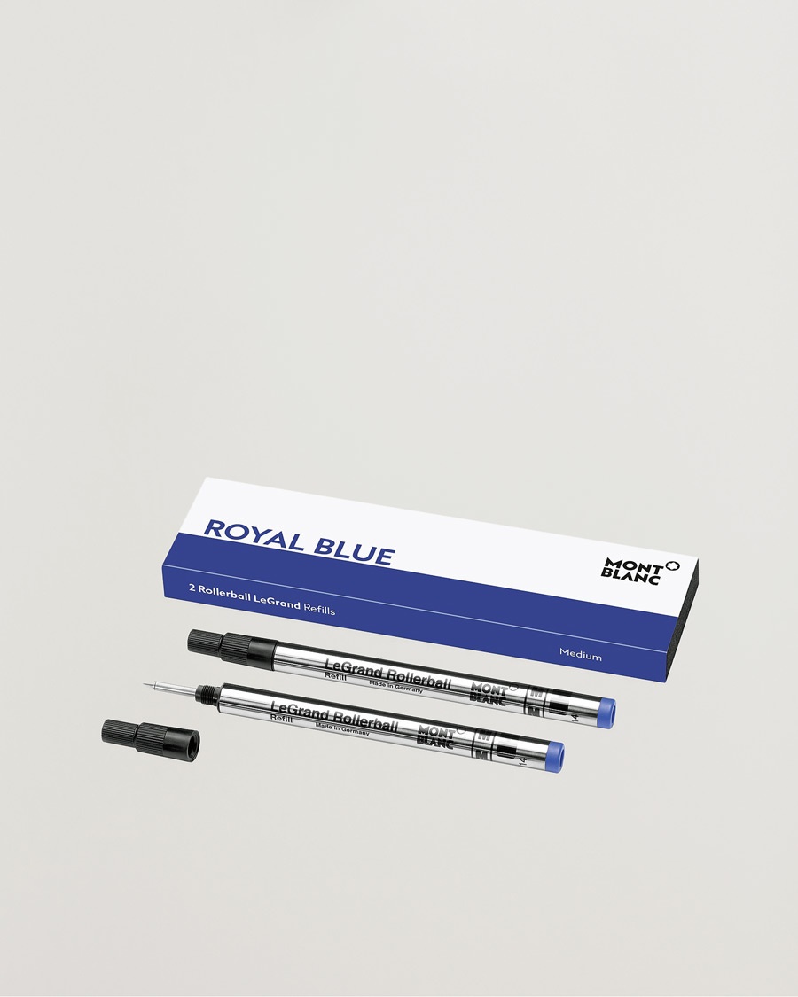 Herr | Pennor | Montblanc | 2 Rollerball LeGrand Pen Refills Royal Blue