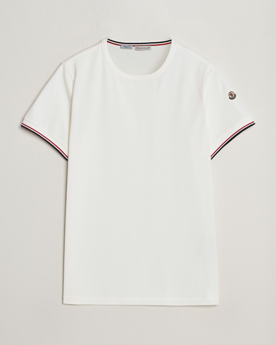Herr | Kortärmade t-shirts | Moncler | Shoulder Logo T-Shirt Off White