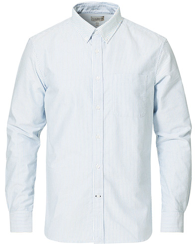 Skjorta |  Slim Fit Oxford Stripe Shirt Blue/White