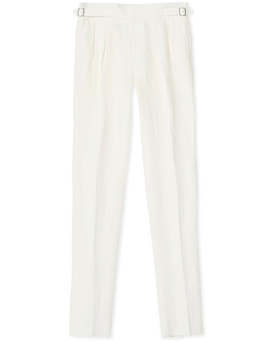  Silk/Linen Burma Trousers Light Beige