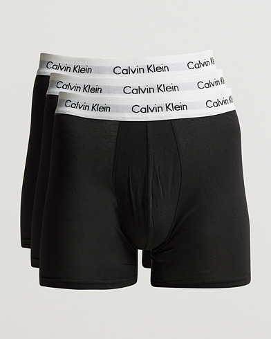 Herr | Trunks | Calvin Klein | Cotton Stretch 3-Pack Boxer Breif Black