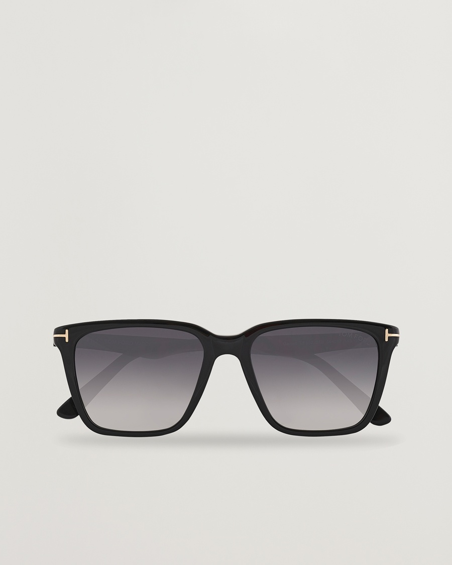  Garrett Sunglasses Shiny Black/Gradient Smoke