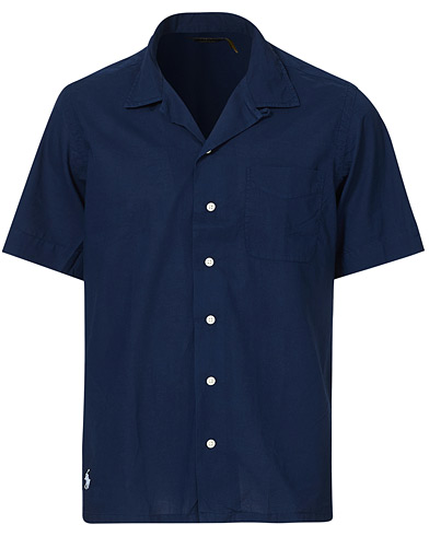 Kortärmade skjortor |  Classic Fit Short Sleeve Shirt Newport Navy
