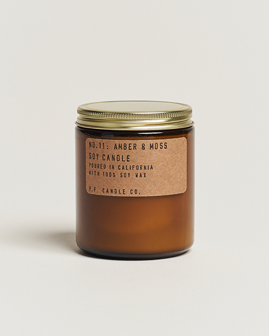 Herr | Doftljus | P.F. Candle Co. | Soy Candle No. 11 Amber & Moss 204g