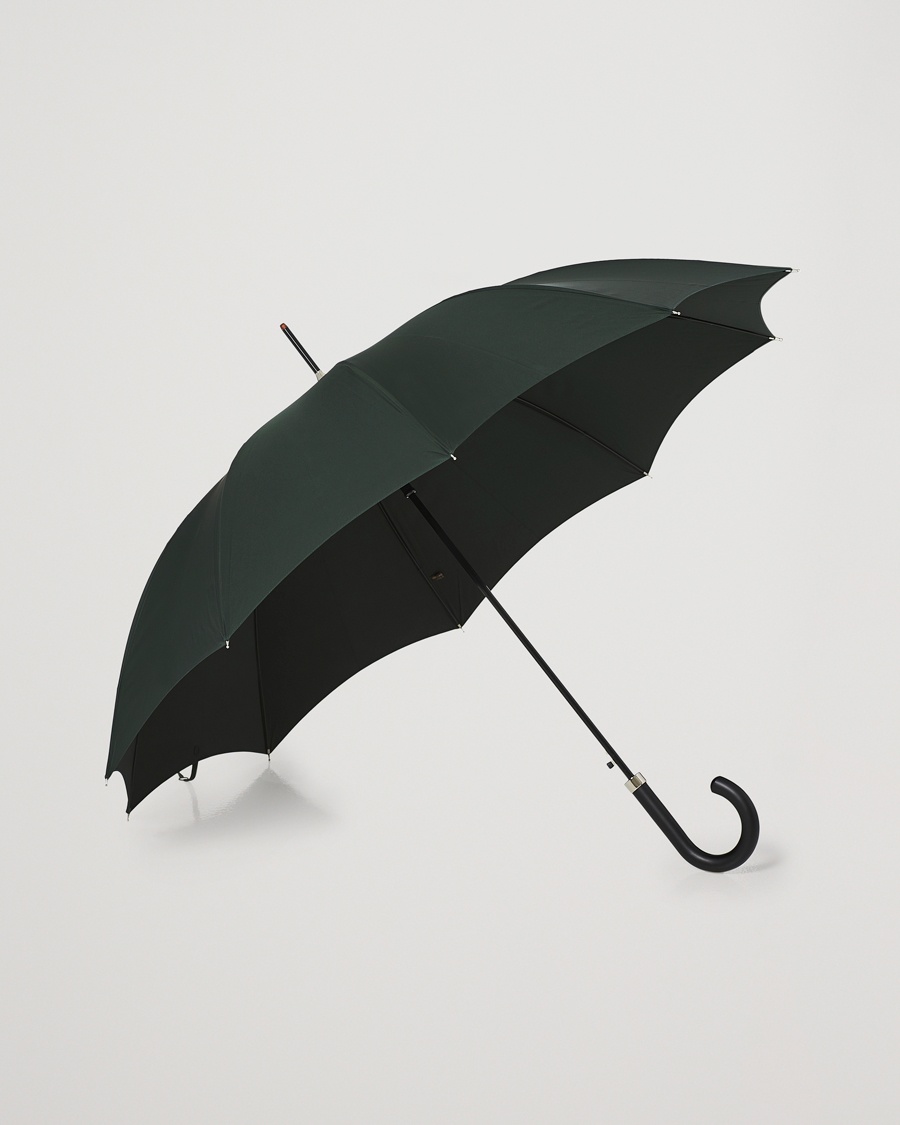 Fox Umbrellas Hardwood Automatic Umbrella Racing Green – Grön