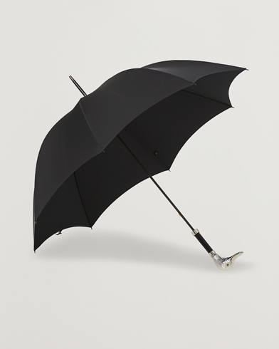Herr | Möt Regnet Med Stil | Fox Umbrellas | Silver Duck Umbrella Black Black