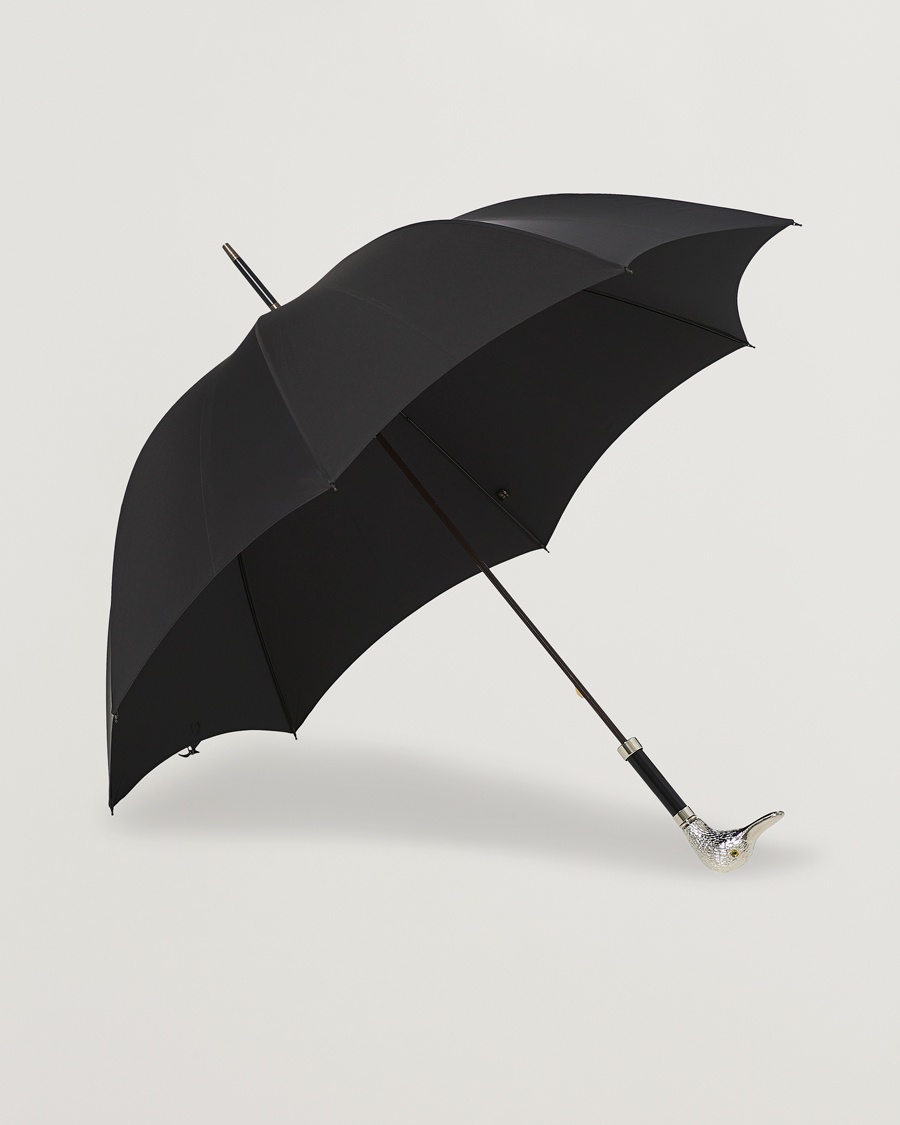 Fox Umbrellas Silver Duck Umbrella Black Black – Svart
