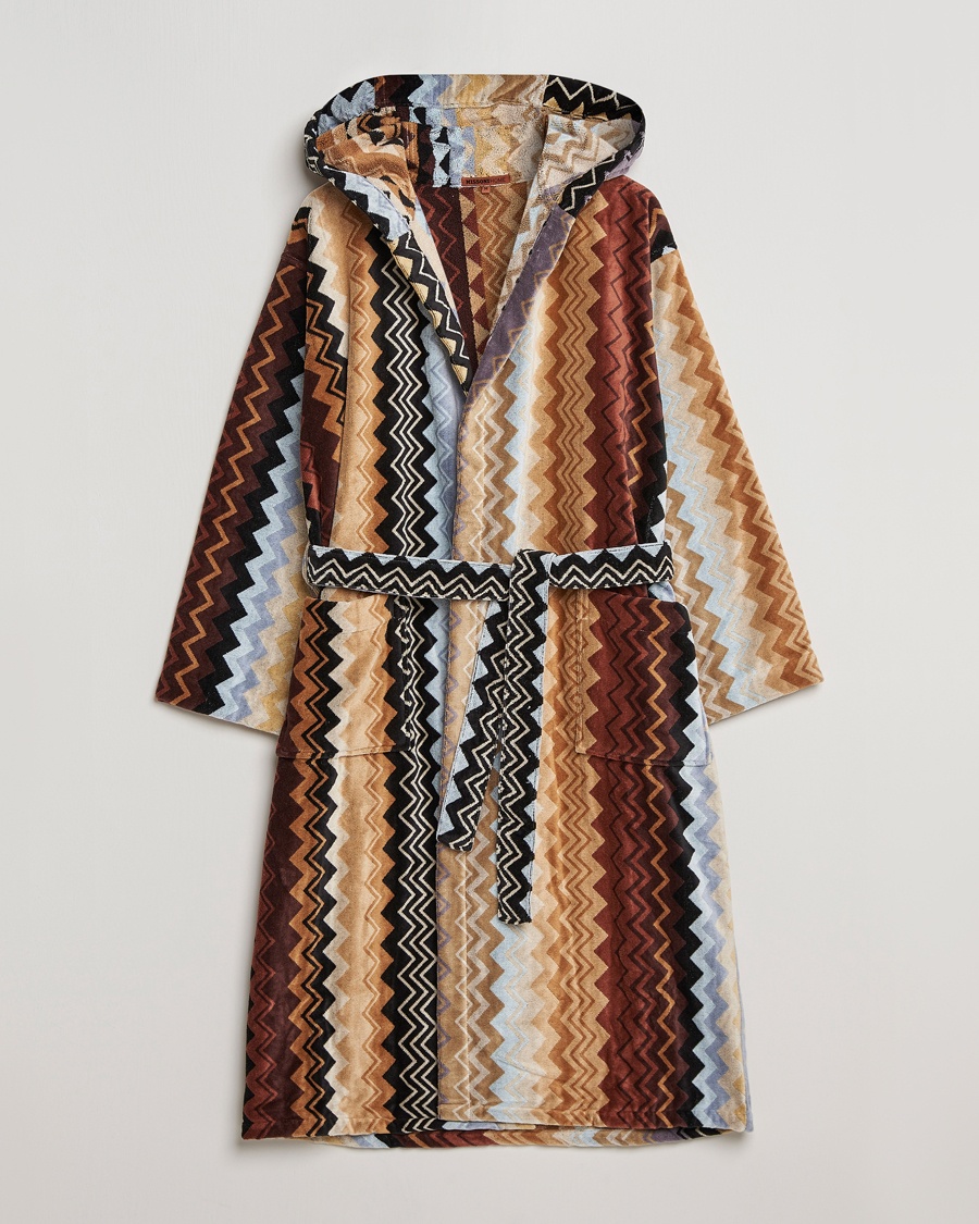Missoni Home Giacomo Bathrobe Multicolor – Brun