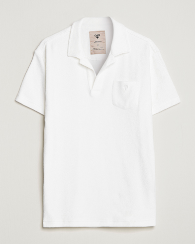 Herr | Pikéskjorta | OAS | Short Sleeve Terry Polo White