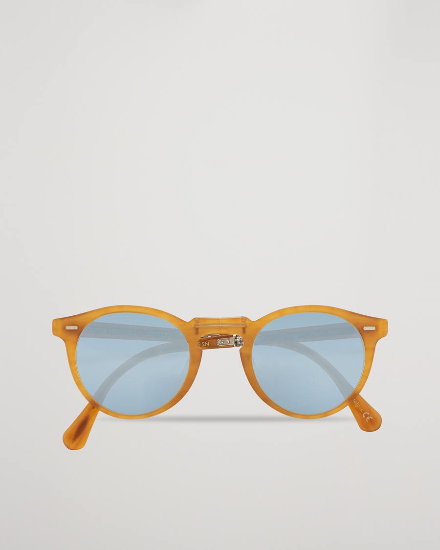  Gregory Peck 1962 Folding Sunglasses Matte Amber