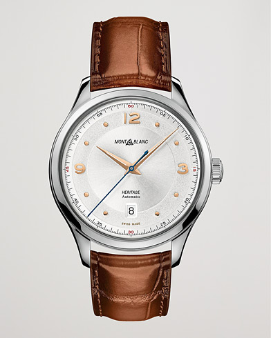 Herr | Montblanc | Montblanc | Heritage Automatic Date White