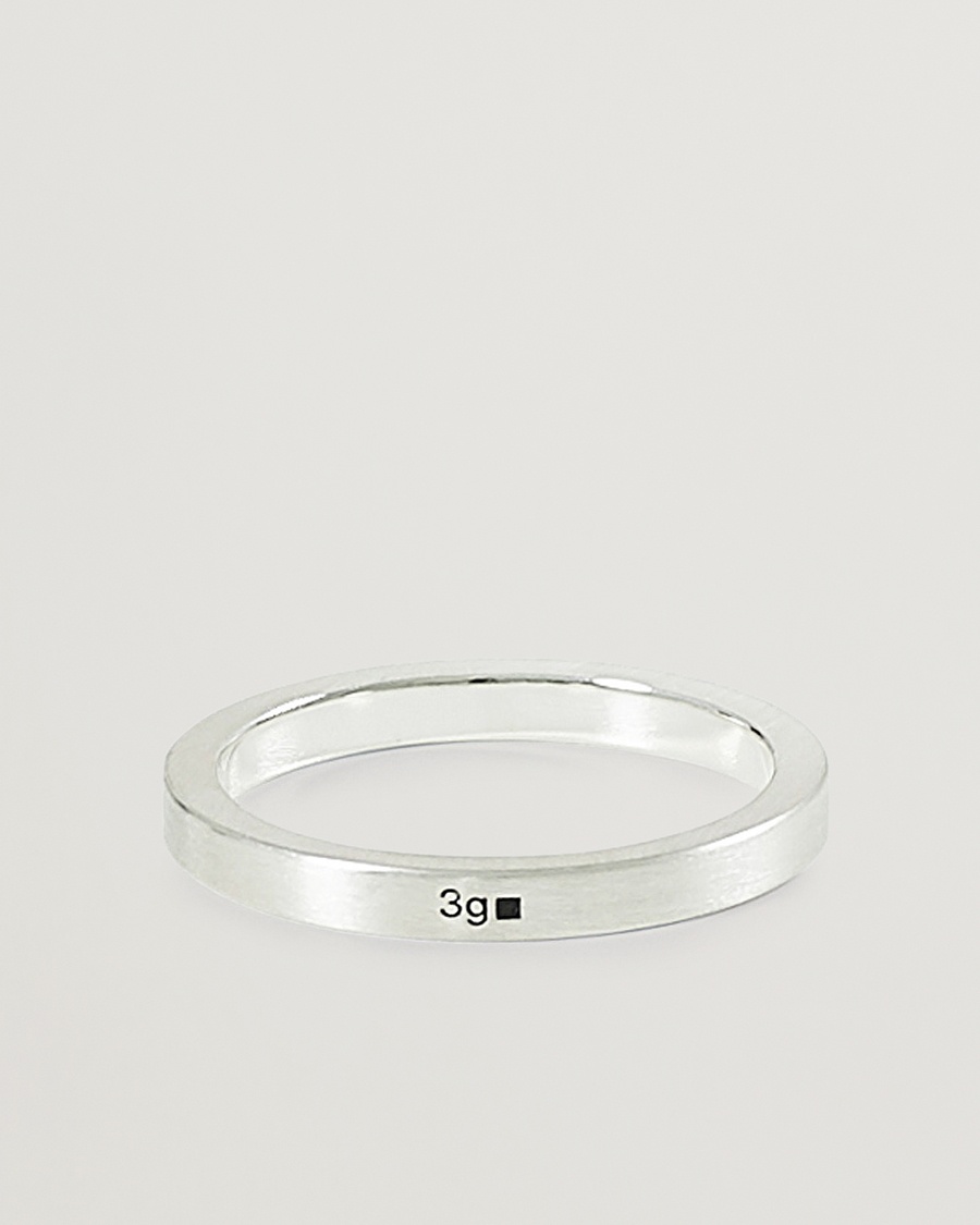 Herr | | LE GRAMME | Ribbon Brushed Ring Sterling Silver 3g