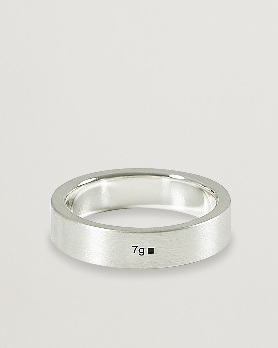 Herr | Student | LE GRAMME | Ribbon Brushed Ring Sterling Silver 7g