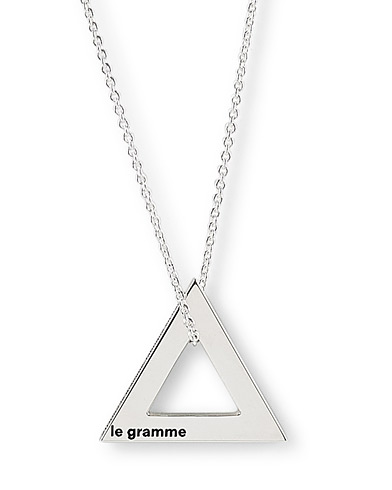  |  Triangle Necklace Le 2.1 Sterling Silver