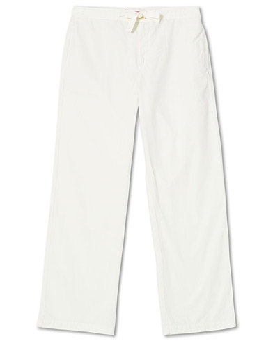 Drawstringbyxor |  Brewer Lightweight Relaxed Cotton Trousers Almond
