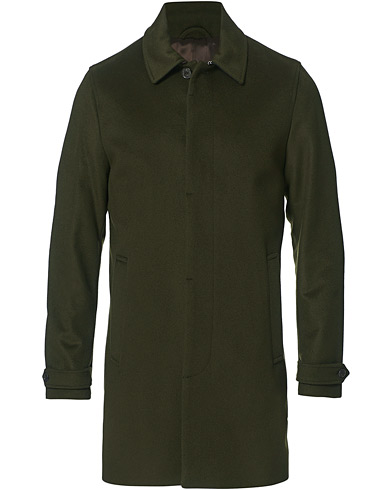  Carred Wool/Cashmere Car Coat Olive Extreme