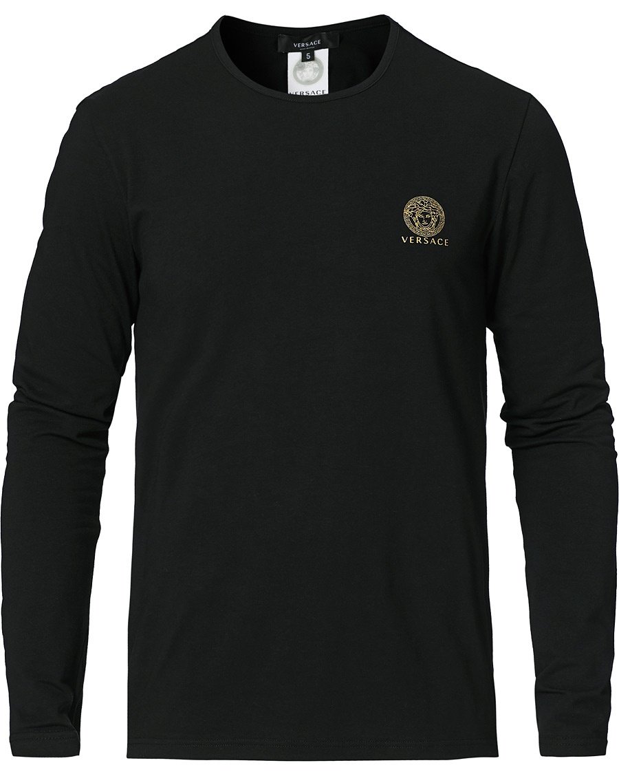 Herr | Gamla produktbilder | Versace | Medusa Long Sleeve Tee Black
