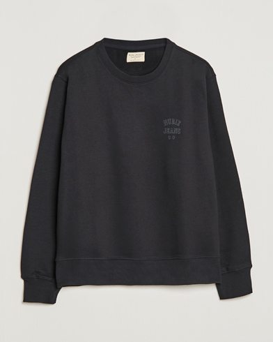Herr |  | Nudie Jeans | Frasse Logo Sweatshirt Black