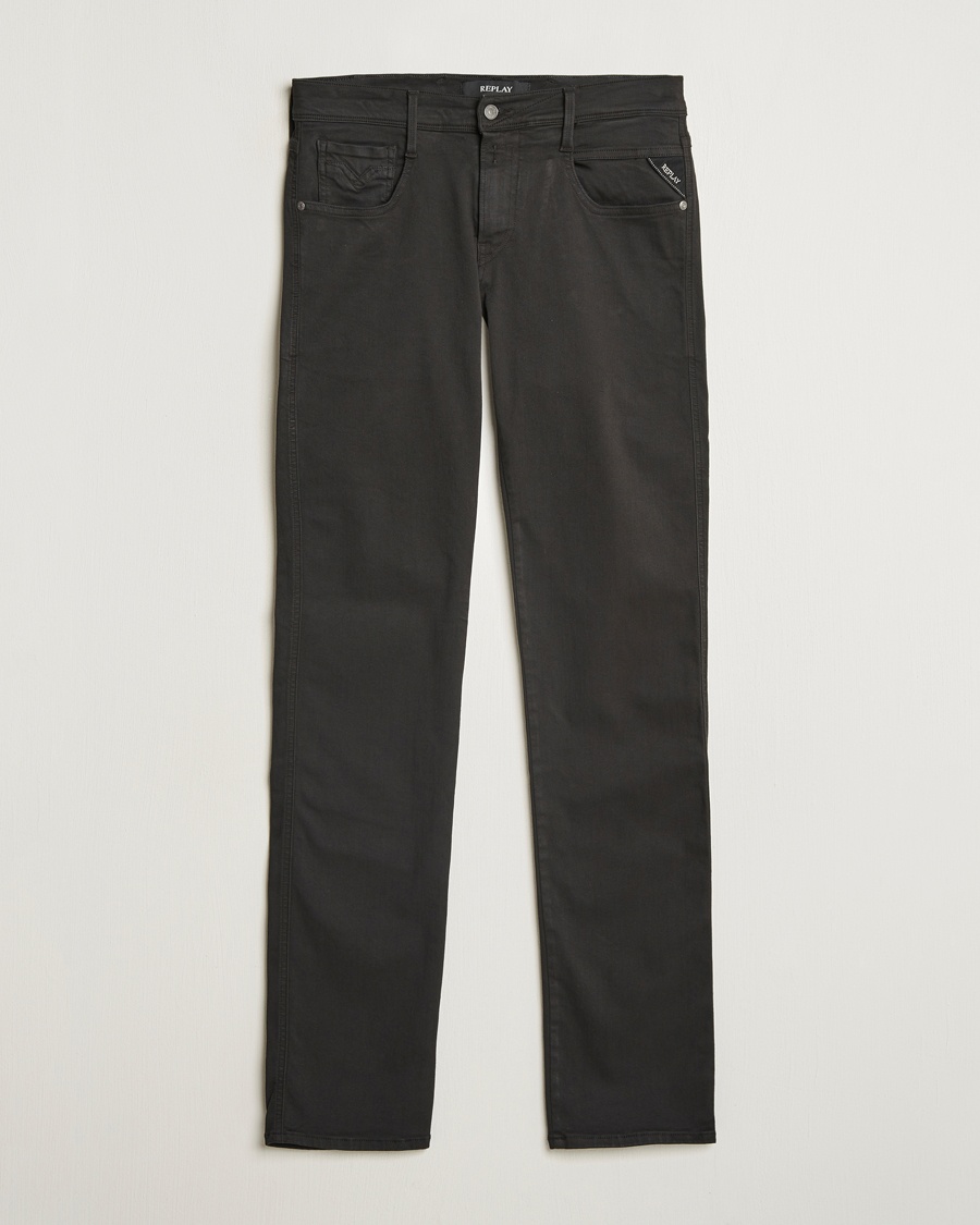Replay Anbass Hyperflex X.Lite 5-Pocket Pants Black – Svart