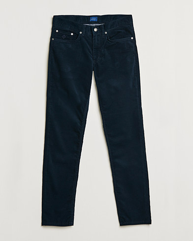 Manchesterbyxor |  Hayes Cord Jeans Marine