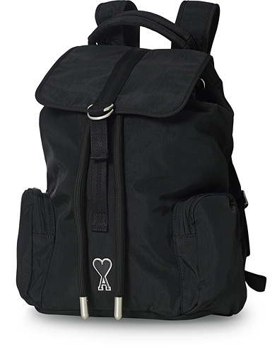  |  Water Repellent Nylon Backpack Black