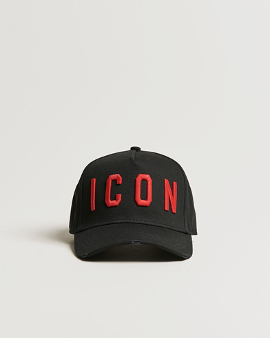Herr | Keps | Dsquared2 | Icon Baseball Cap Black/Red