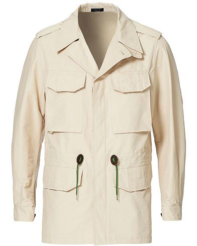 Field jackets |  Cotton/Nylon Sport Jacket Ecru