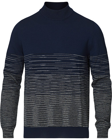Polotröjor |  Gradient Wool Turtleneck Navy