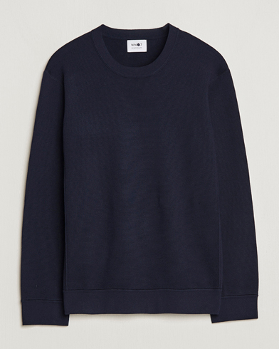 Herr |  | NN07 | Luis Cotton/Modal Pullover Navy Blue