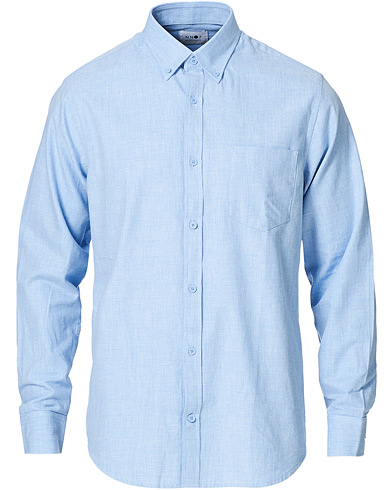 Flanellskjortor |  Levon Light Flannel Shirt Light Blue