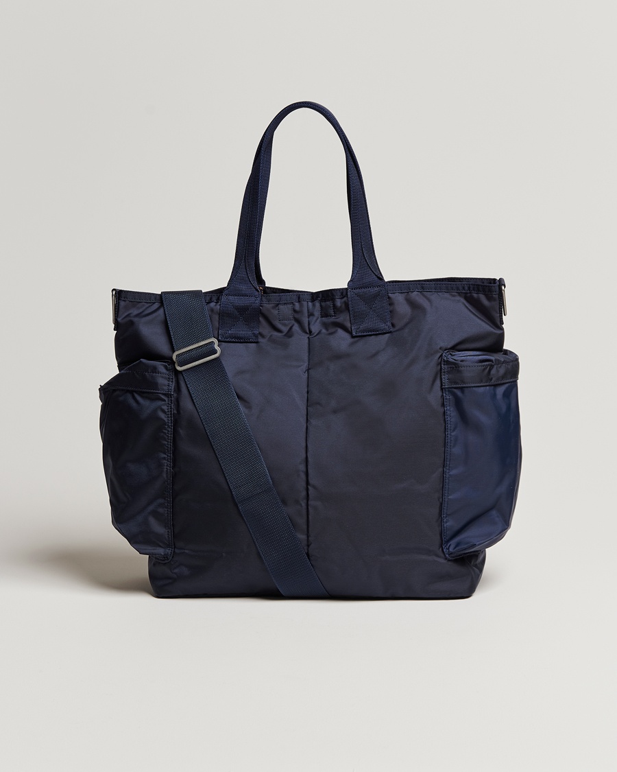 Porter-Yoshida & Co. Force 2Way Tote Bag Navy Blue – Blå