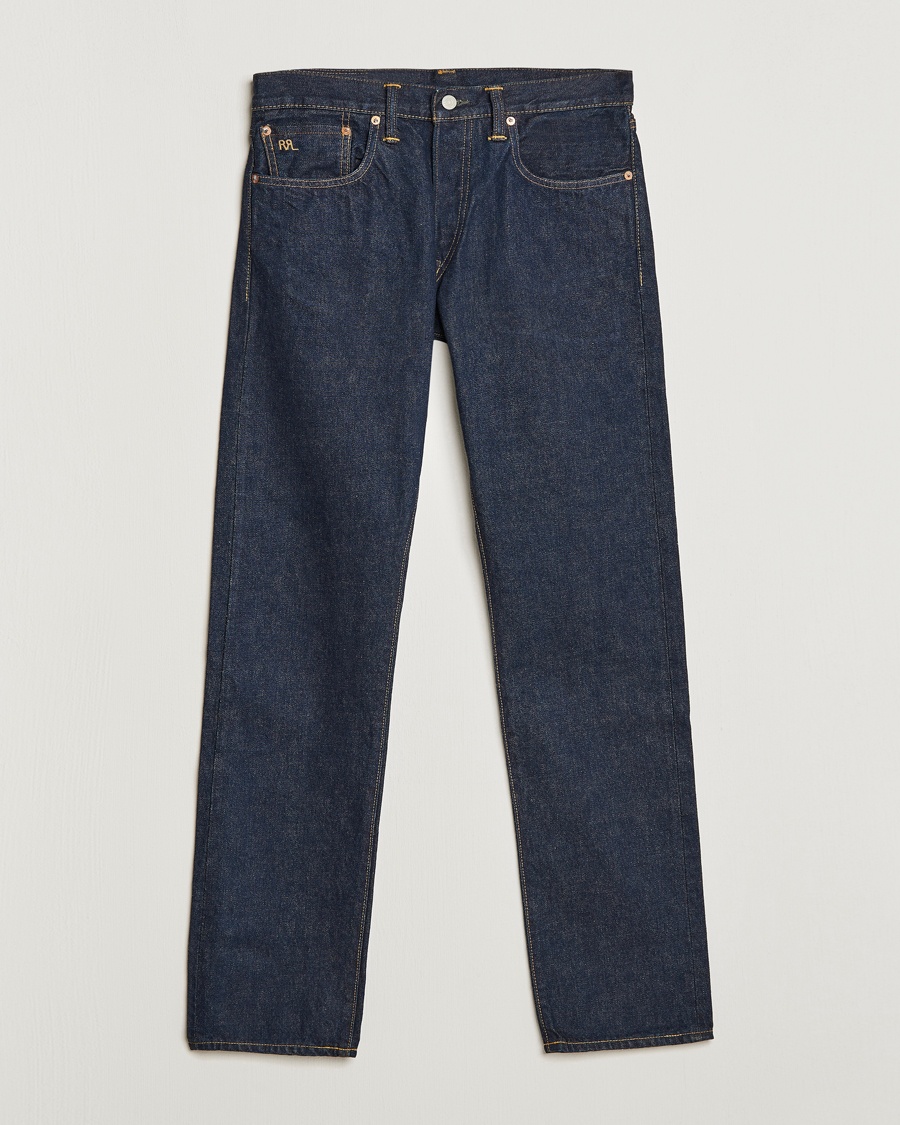 RRL Slim Fit 5-Pocket Denim Once Washed 