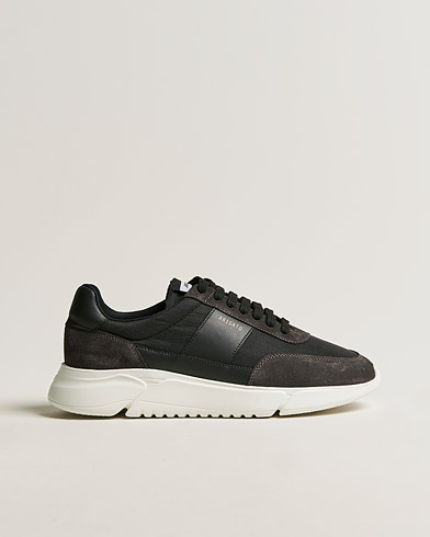 Herr |  | Axel Arigato | Genesis Vintage Runner Sneaker Black/Grey Suede