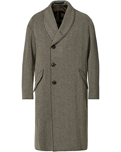 Höstjackor |  Chevron Wool Coat Grey