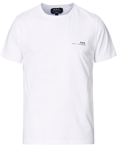 Herr | A.P.C. | A.P.C. | Item Short Sleeve T-Shirt White