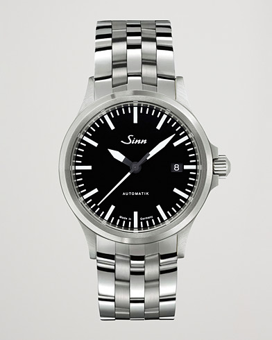 Herr | Sinn | Sinn | 556 Date Stainless Steel Watch 38,5mm Black