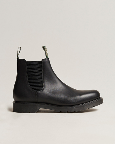 Herr | Handgjorda Skor | Loake Shoemakers | Loake 1880 Mccauley Heat Sealed Chelsea Black Leather