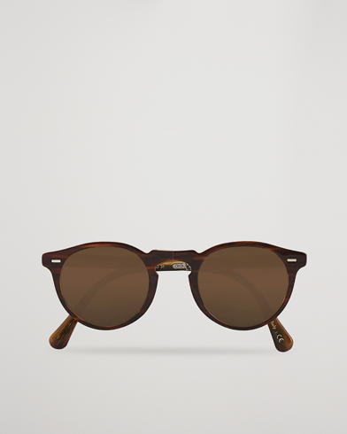 Herr | Solglasögon | Oliver Peoples | Gregory Peck 1962 Folding Sunglasses Dark Brown