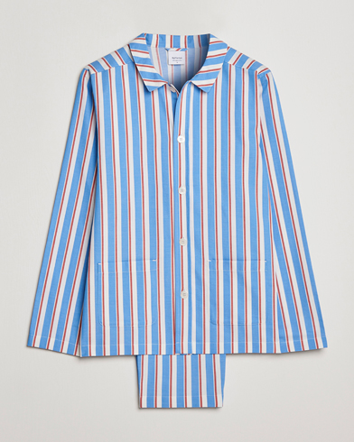 Herr | Pyjamas & Morgonrockar | Nufferton | Uno Triple Striped Pyjama Set Blue/White/Red