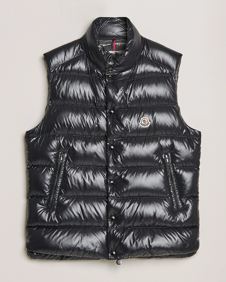 Moncler Tibb Down Vest Black – Svart