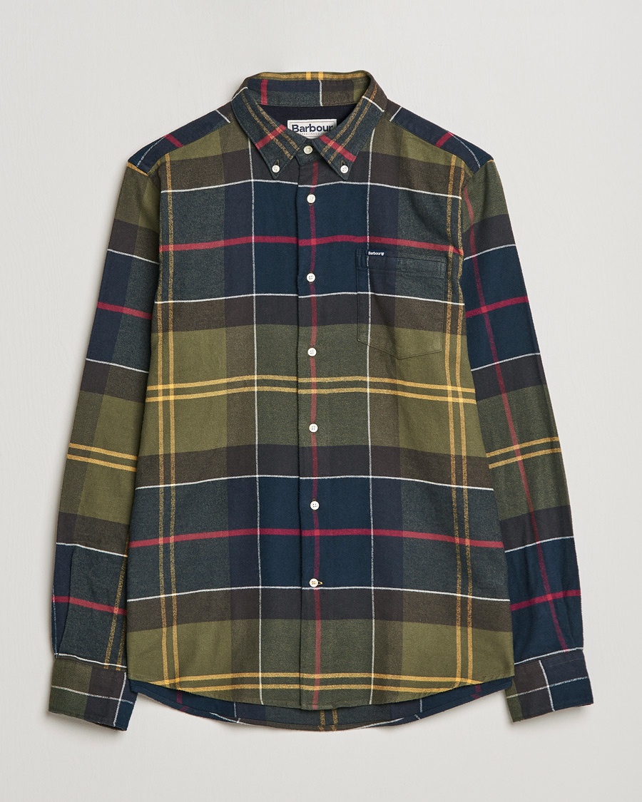 Herr | | Barbour Lifestyle | Edderton Flannel Check Shirt Classic Tartan