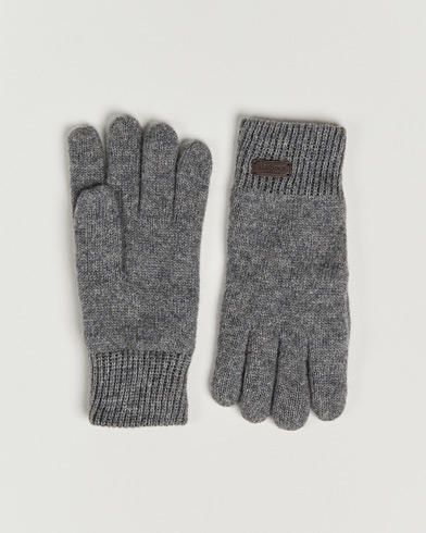 Herr | Handskar | Barbour Lifestyle | Carlton Wool Gloves Grey Marl