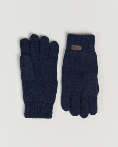 Herr | Handskar | Barbour Lifestyle | Carlton Wool Gloves Navy
